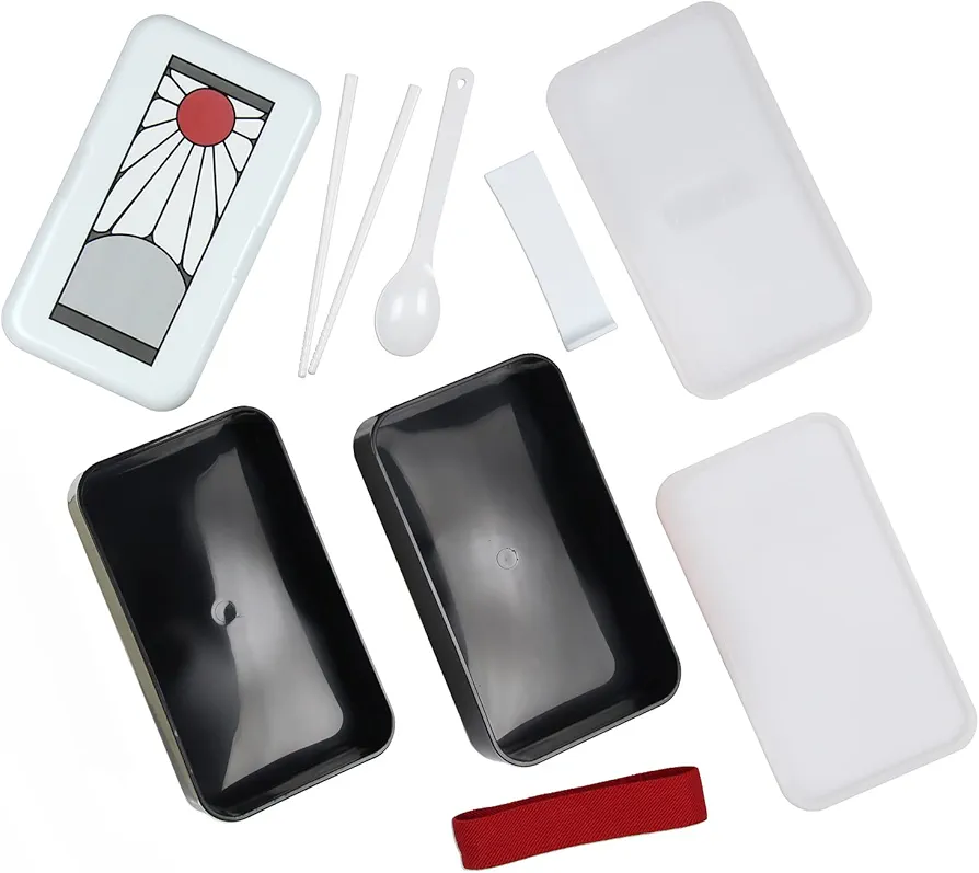 Demon Slayer Manga Anime Single Portion Compartment Bento Lunch Box