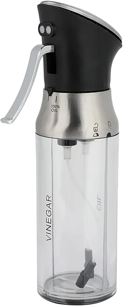 Oil Sprayer for Cooking, Double headed Oil Vinegar Bottles Oil Dispenser Oil Vinegar Spray Bottle Pot Dispenser Controllable Kitchen Supplies