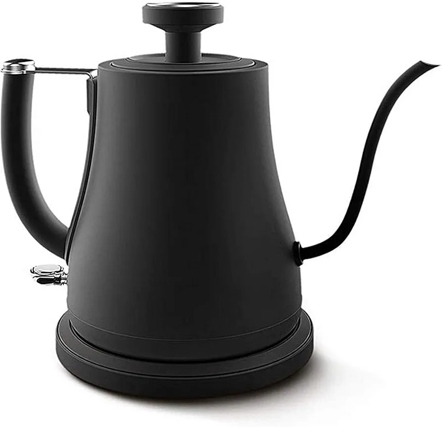 Kettles, Electric Gooseneck Kettle 800W Stainless Steel Electric Kettle with Gooseneck and Auto Power Off, 1 L/34