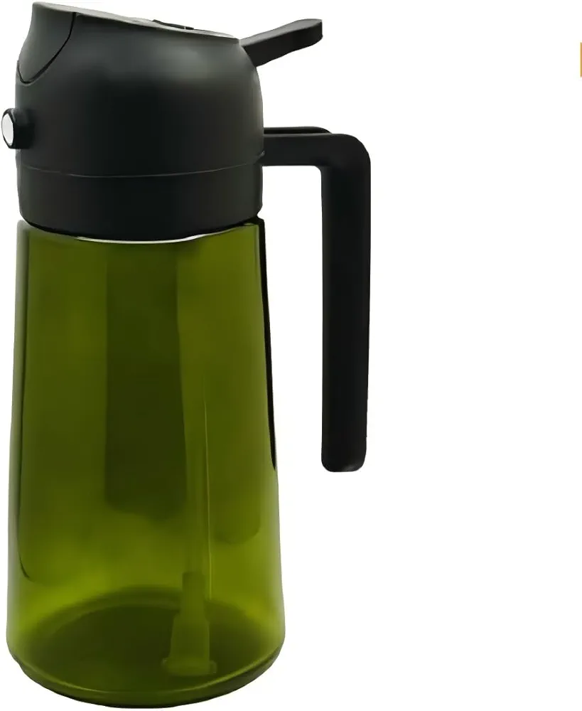 Kitchen Maiden 2 in 1 Oil Dispenser, Olive Oil Dispenser Bottle Spray and Pour,Kitchen Maiden Oil Dispenser Light Blocking, Kitchen Maiden Oil Sprayer for Cooking