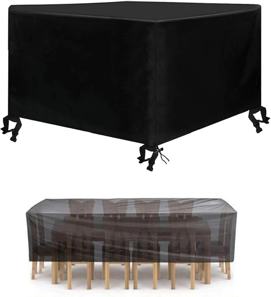 Outdoor Dining Set Cover for Outside Table and Chairs(51x30x30in) Heavy Duty 600D Funiture Covers for Outdoor Sectional Sofa Set for Deck, Lawn and Backyard