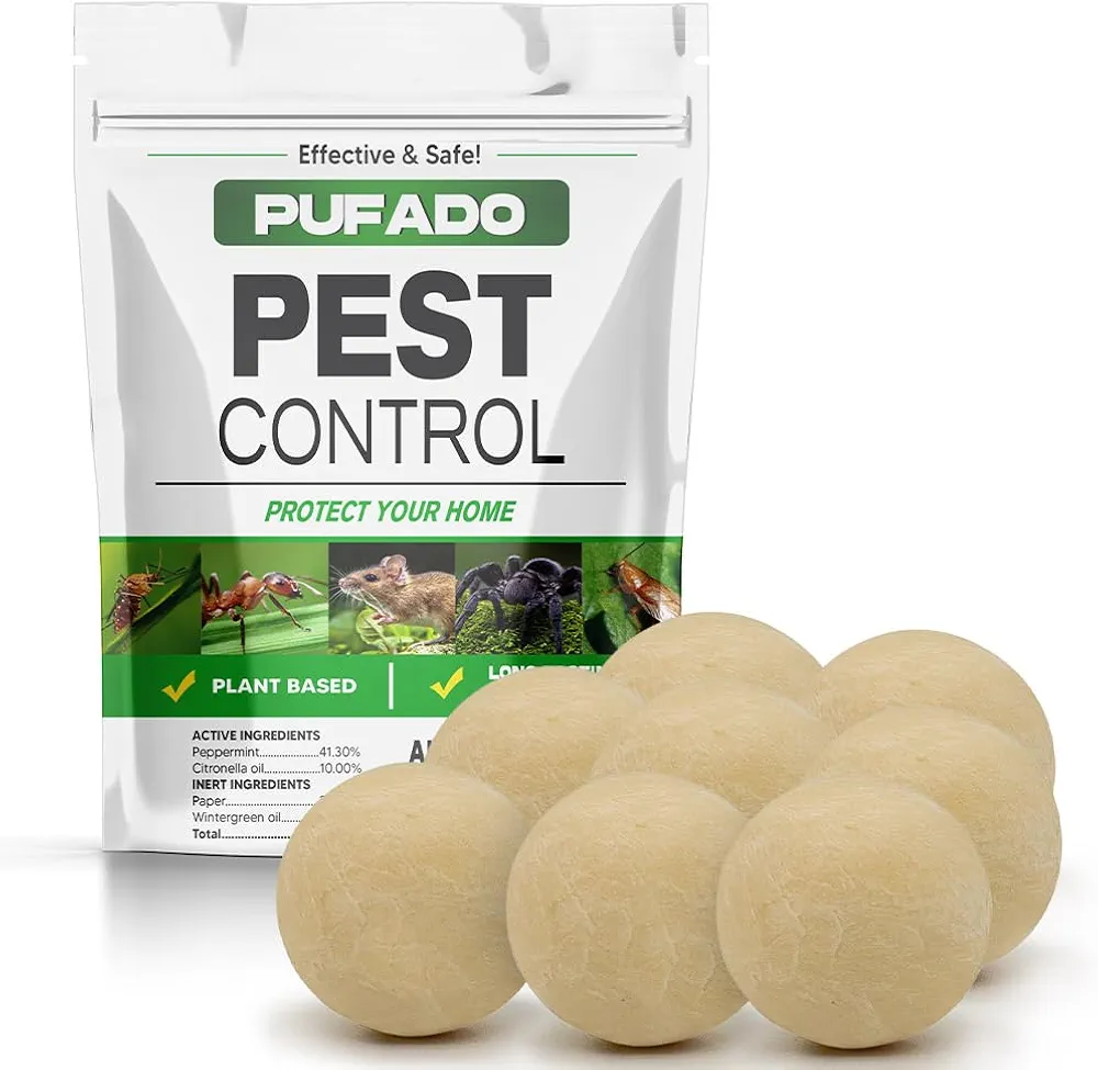 Pest Control, Rodent Repellent, Mice Repellent Indoor, Peppermint Oil to Repel Mice and Rats, Roach, Ant, Spider, Mosquito & Moth, RV Mouse Deterrent, Keep Mice Away for Outdoor-8 Packs