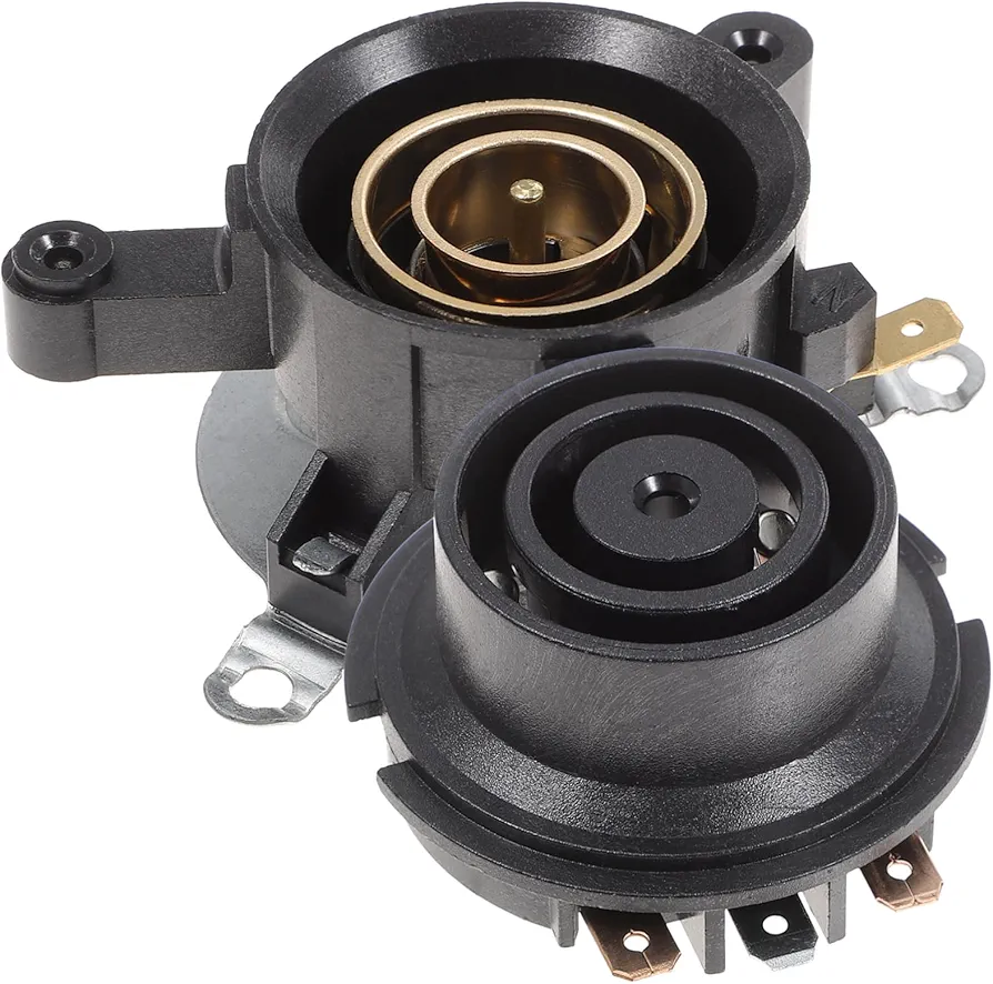 Zerodeko 4 Sets Electric Kettle Thermostat Thermostats for Home Thermostat Connector Temperature Control Coupler Kettle Base Socket Kettle Thermostat Temperature Control Base Abs