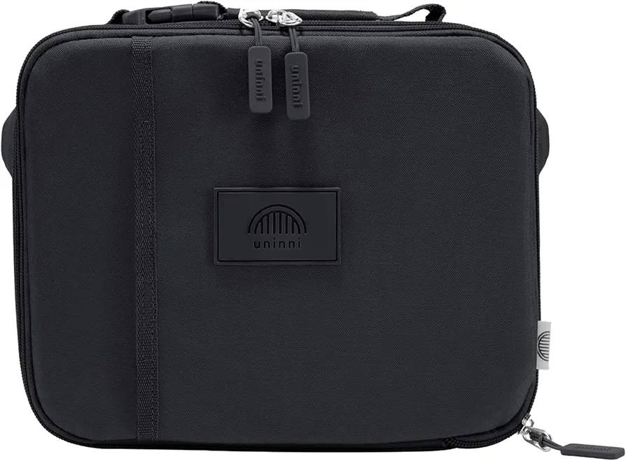 Insulated Lunch box for Kids - Age 3+ with Leak-Resistant Storage, Mesh Pocket, Removable Divider for Snacks, Sandwiches and Drinks, BPA-Free Food-Grade lunch bag kids - Black