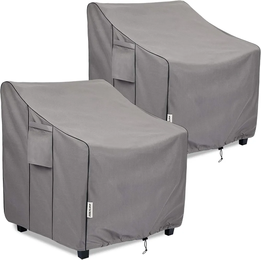 Patio Chair Covers Waterproof, Heavy Duty Outdoor Furniture Covers Fits up to 32W x 37D x 36H inches -2 Pack