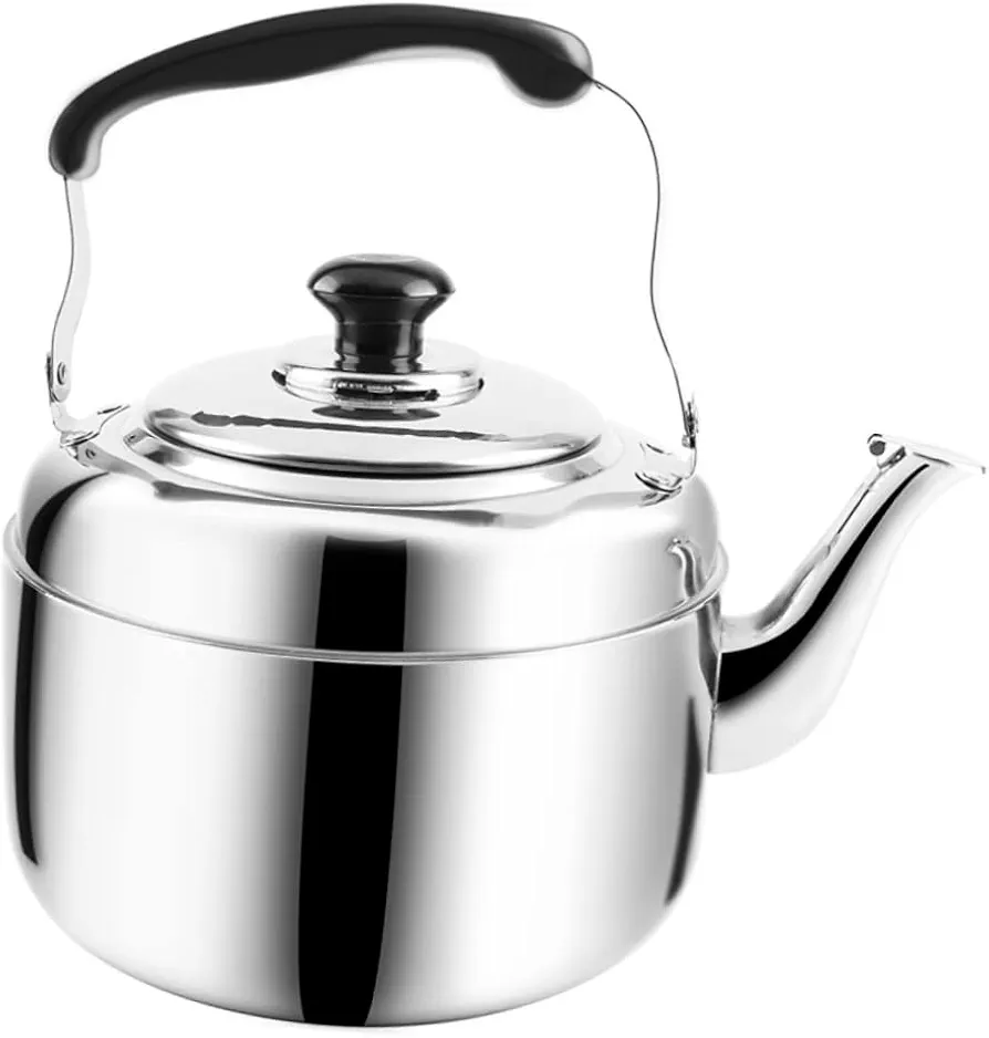Buzzing Kettle Cafeteras Electricas Water Kettle Portable Kettle Water Boiler Electric Portable Water Boiler Water Heating Container Teapot Silver Stainless Steel