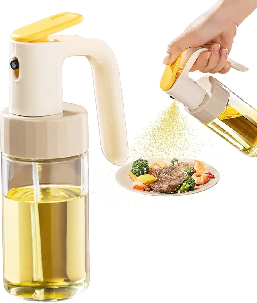 Oil Sprayer for Cooking,Olive Oil Dispenser, Oil Dispenser Bottle Oil Mister for Air Fryer, BBQ,Salad, Frying, Barbecue (Oil Sprayer-250ml)