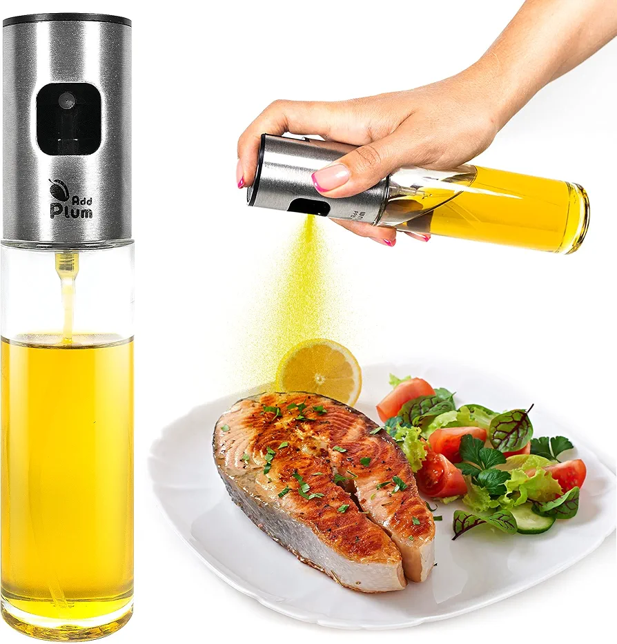 Oil Sprayer for Cooking - Olive Oil Dispenser Bottle - Olive Oil Mister Spray Bottle for Cooking - Air Fryer BBQ Grilling Salad Baking - Kitchen Gadgets