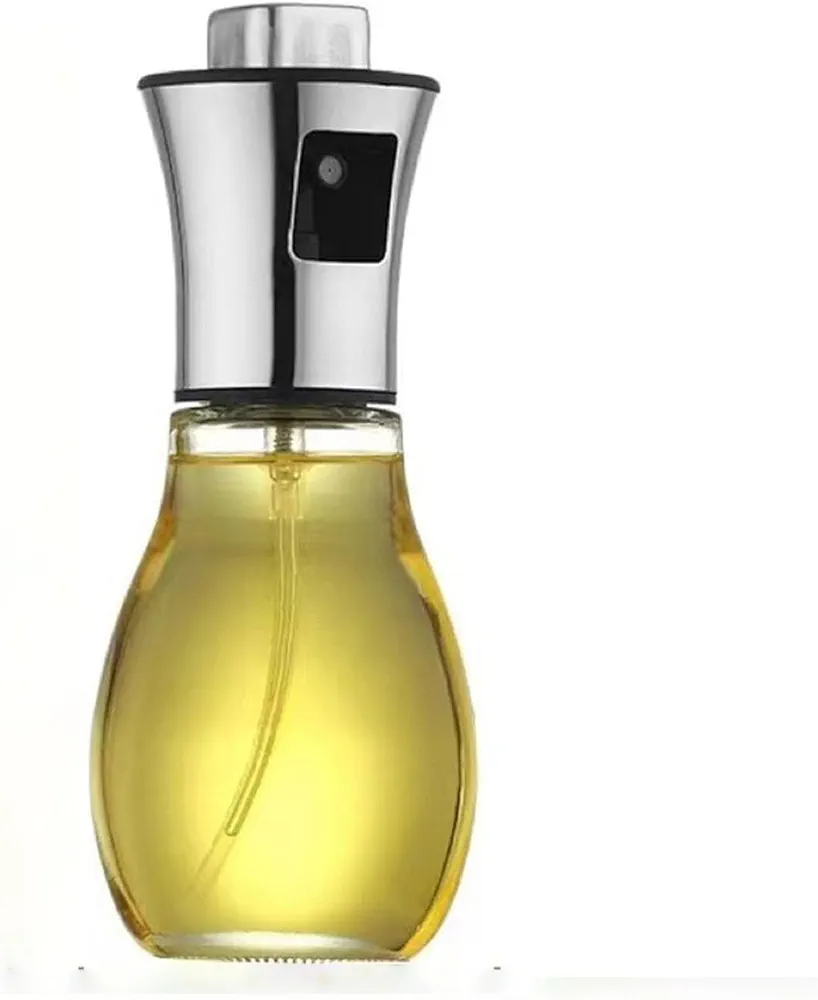 Multi-Purpose Oil Sprayer,Oil Sprayer for Air Fryer, Oil Spray Bottle, Vinegar Soy Sauce Dispenser,Refillable Oil Sprayer For Cooking,For Air Fryer, Salad, Frying, BBQ(200ml Drum Spray Bottle)