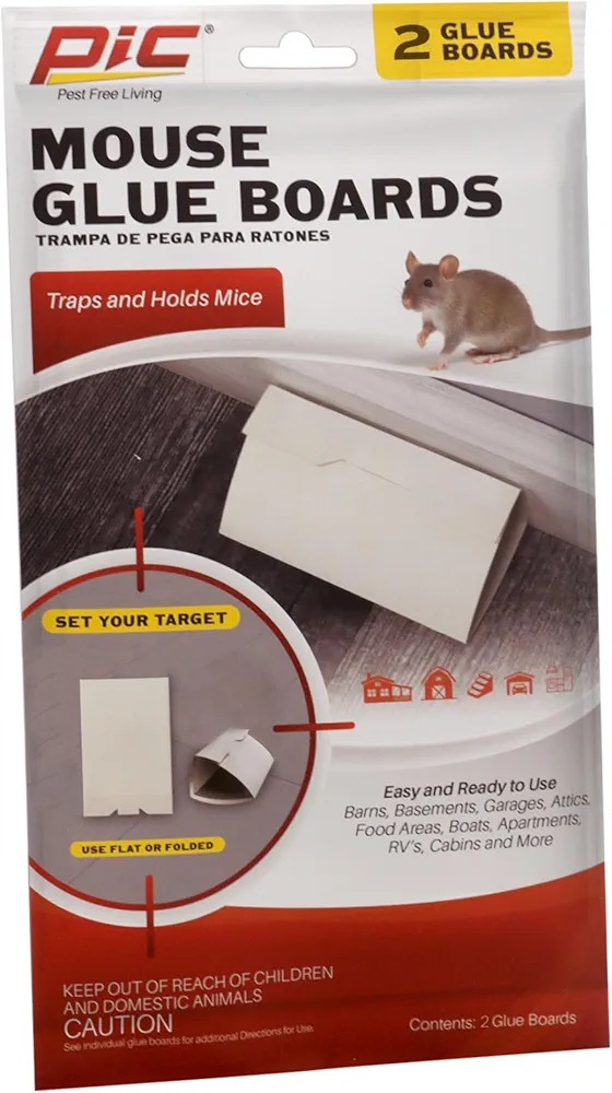 PIC Mouse Glue Boards, 2 Pack