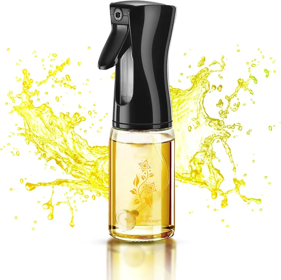 Oil Sprayer For Cooking, Continuous Mist Spray Bottle, Oil Dispenser For Kitchen, Olive Oil Dispenser Bottle Spray & Pour, Oil Sprayer & Dispenser Perfect Control For Healthy Portion, BBQ, Salads Etc.
