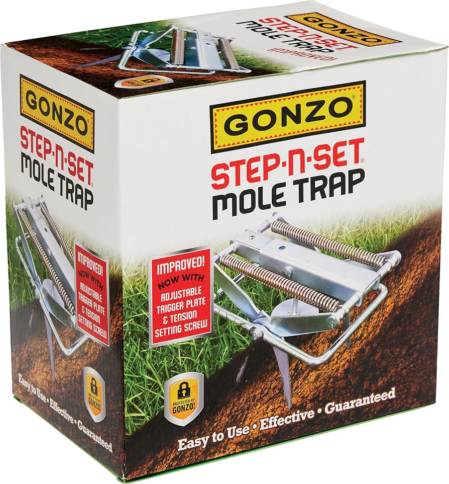 GONZO 5010 Mole Trap, Silver