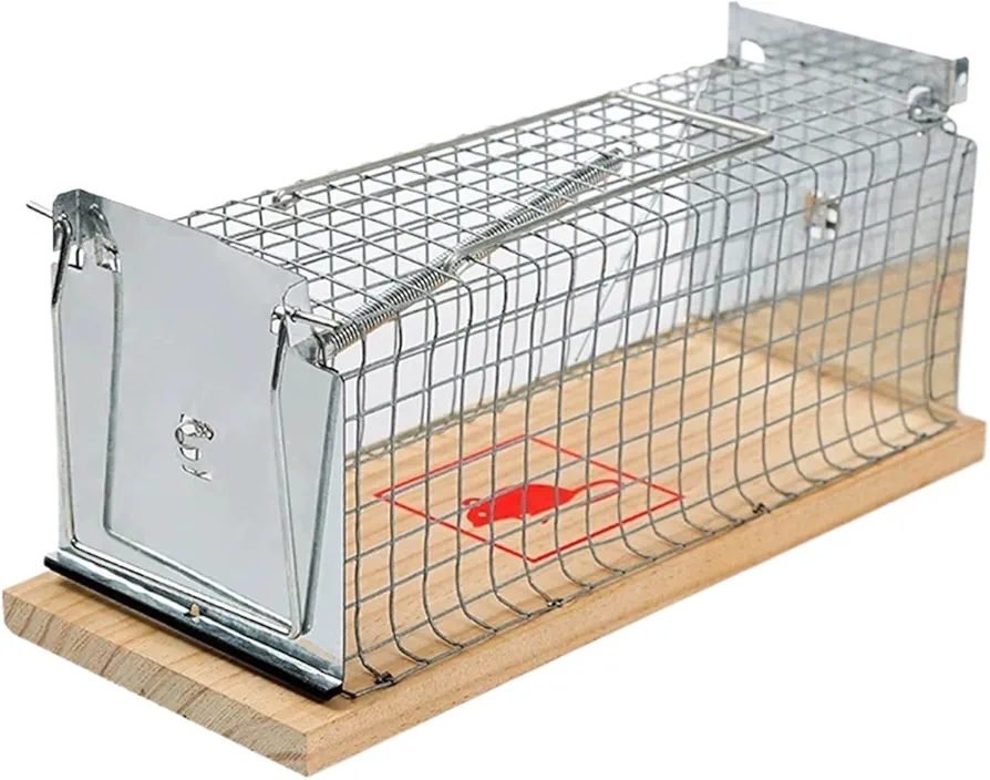 Rat Traps,Mouse Catcher Mousetrap Rats Rodent Cage Prevent Home from Mice Cage for Home Garden Garage Use Indoor Outdoor Rats Rats Cage (Color : L 1pcs)