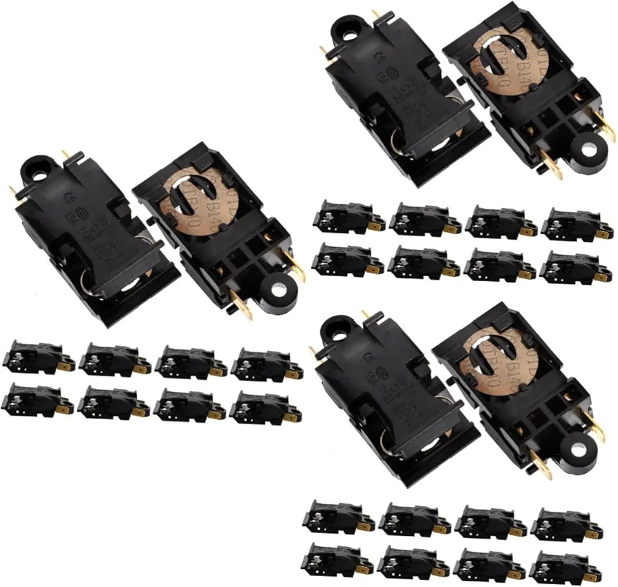 Alipis 30 Pcs Electric Kettle Switch Thermal Control 16a Variety Copper