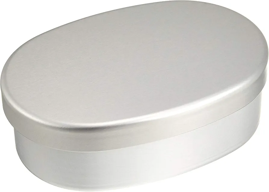 無印良品 MUJI 15254620 Aluminum Lunch Box, Large, Approx. 15.9 fl oz (450 ml), Approx. 4.1 x 5.9 x 2.4 inches (10.5 x 15 x 6 cm)