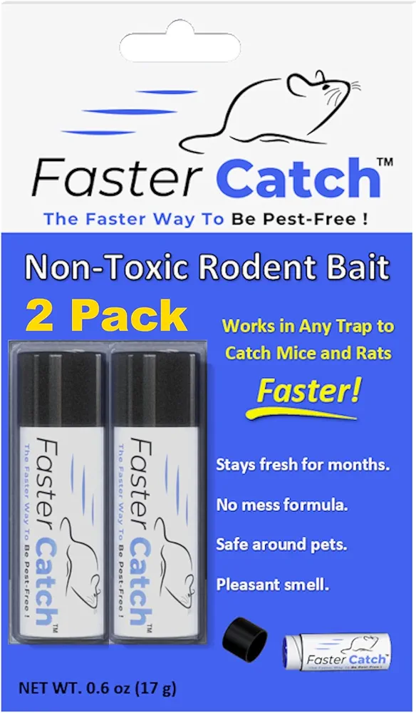 Mouse Trap Attractant, with Stays Fresh for Months Technology, Beats Peanut Butter and Food Baits. (2 Pack)