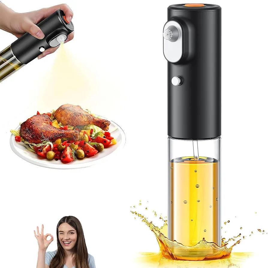 New for 2024 Biem Butter Sprayer,Biem Electric Butter Sprayer,for BBQ Salad Bread Baking Kitchen Cooking,cordless butter sprayer for popcorn,avocado oil spray,Oil Sprayer for Cooking