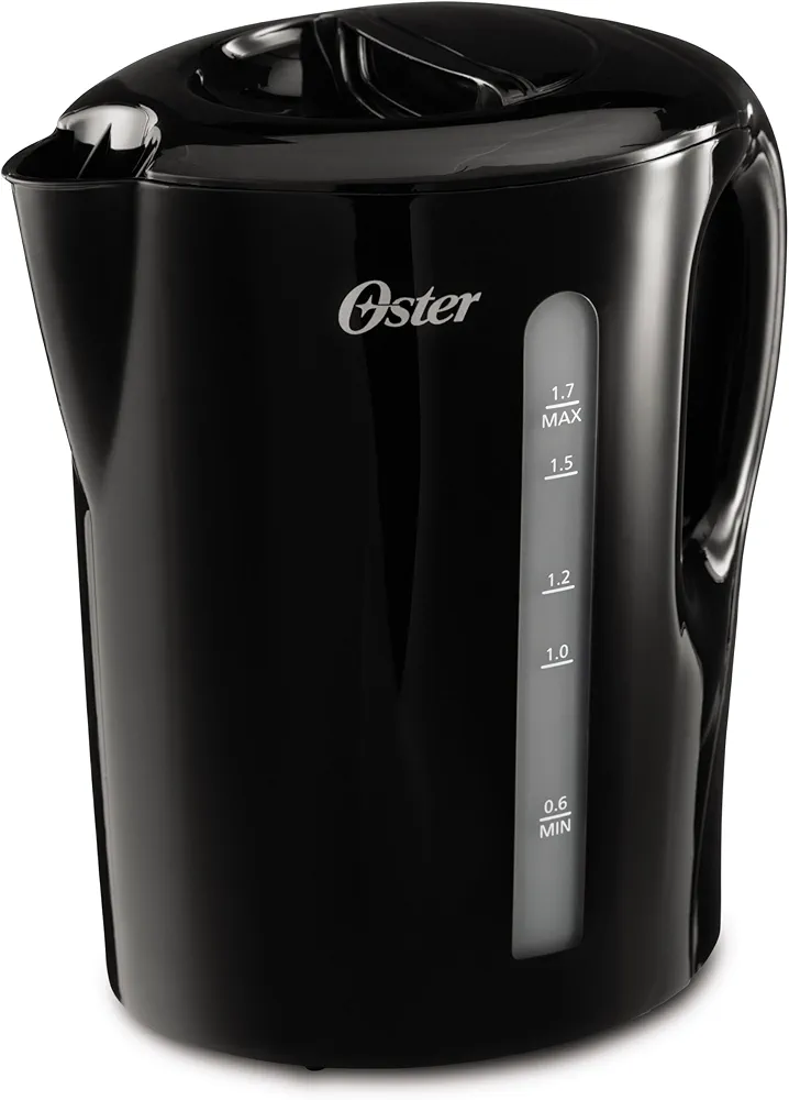 Oster BVST-EK18B Electric Kettle, 1.7-Liter, Black