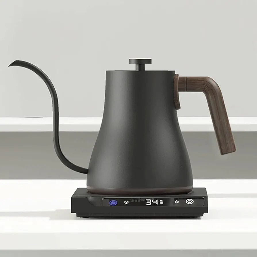 GaRcan Coffee Electric Kettle Gooseneck Electric Tea Kettle Water Kettle Samovar Temperature Control Coffee Pot Household Teapot