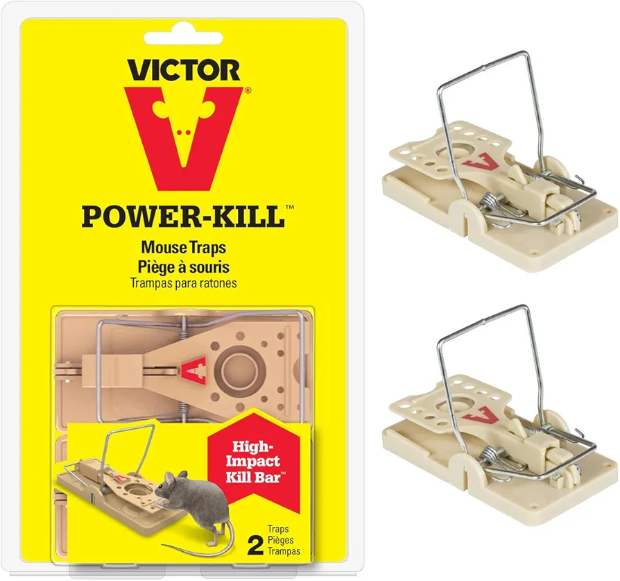 Victor Power Kill Mouse Trap, 2-Pack M142S - Professional Design