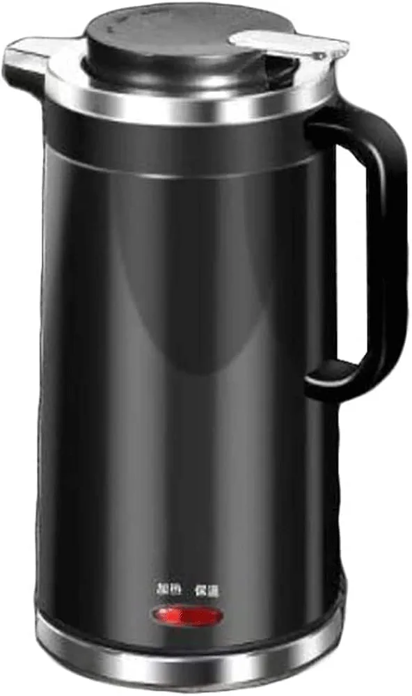 GaRcan Electric Kettles Wireless Electric Kettle With Led Indicator Auto Off Stainless Steel Water Boiler 1000w Fast Boil Hot Water Boiler 1.8l ease of use (Black)