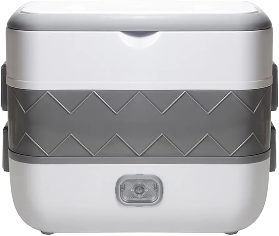 200w Electric Heated Lunch Box Portable Multi-functional Bento Box Food Container With Handle Design US plug