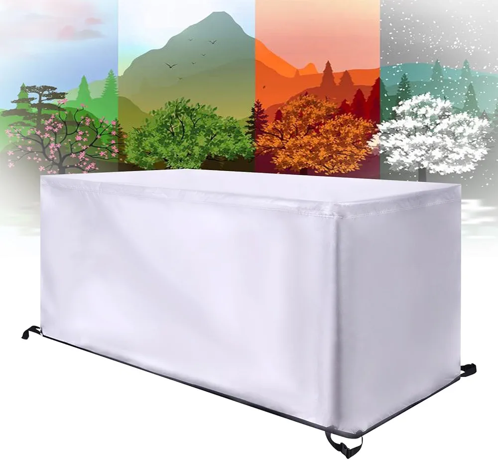 Garden Furniture Covers - 76.8x33.5x31.5 inch(LxWxH) Patio Furniture Covers Waterproof Anti-UV Outdoor Furniture Covers Waterproof Rattan Cube Outdoor Garden Furniture Rain Cover Patio Table Cover