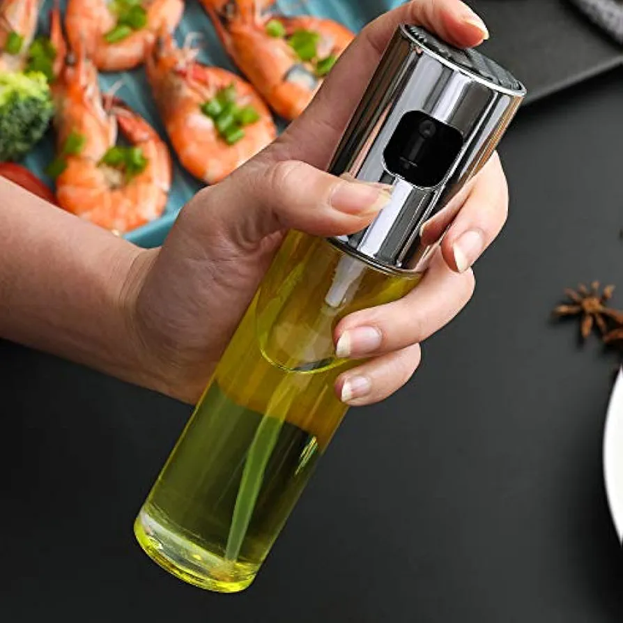 Oil Sprayer for Cooking, Olive Oil Sprayer Mister, Olive Oil Spray Bottle, Olive Oil Spray for Salad, BBQ, Kitchen Baking, Roasting