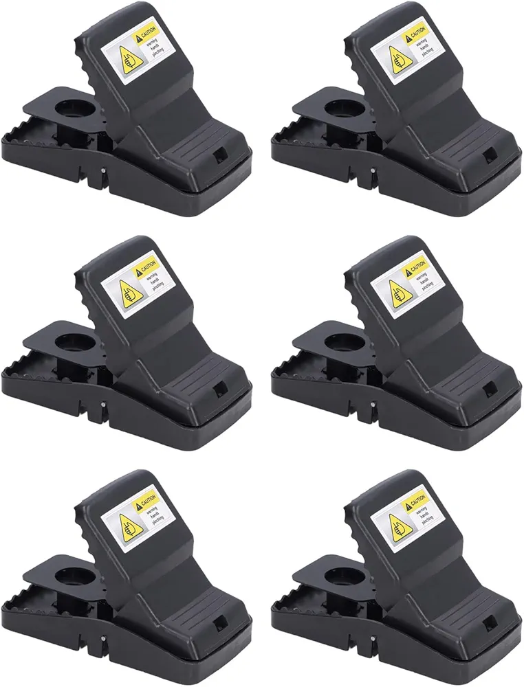 Mouse Trap, 6pcs High Sensitivity , for Indoor and Outdoor Trapping