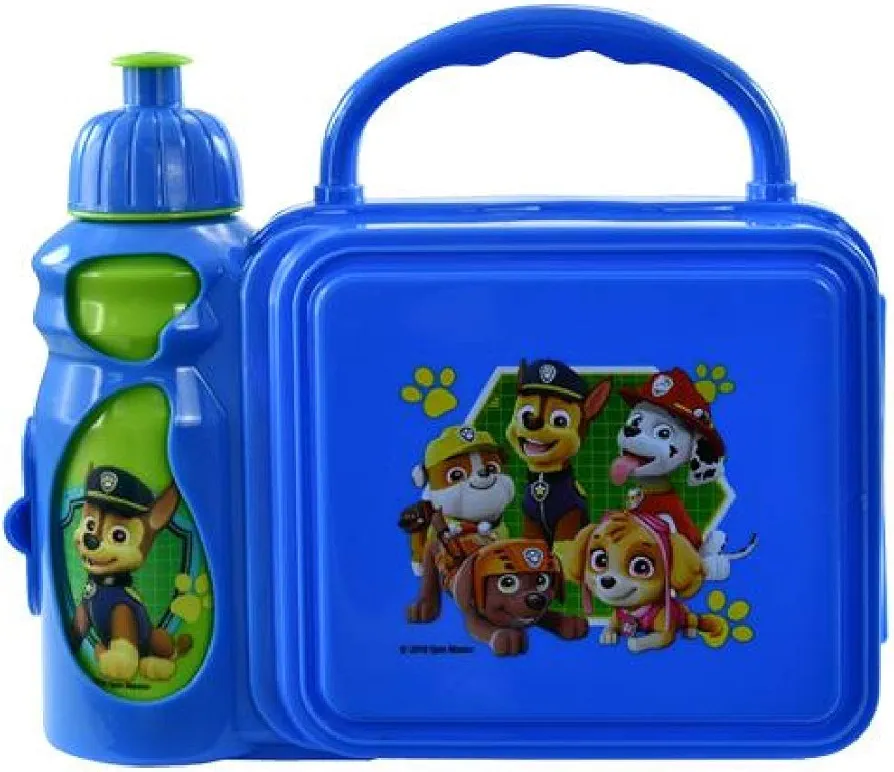 UPD Zak Paw Patrol Combo Lunch Box with Water Bottle, Small, Multicolor