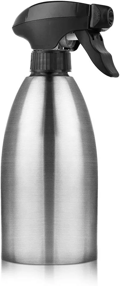 Accmor Olive Oil Sprayer, Vinegar Sprayer Dispenser, Safety Exquisitely Stainless Steel Container Seasoning Kitchenware Tools for BBQ, Cooking, Frying and Grilling (17oz (500ML))