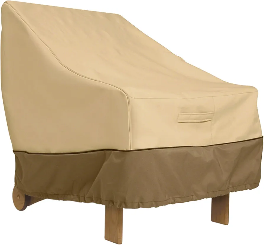 Classic Accessories Veranda Water-Resistant Patio Chair Cover, 25.5 x 28.5 x 26 Inch, Outdoor Chair Covers
