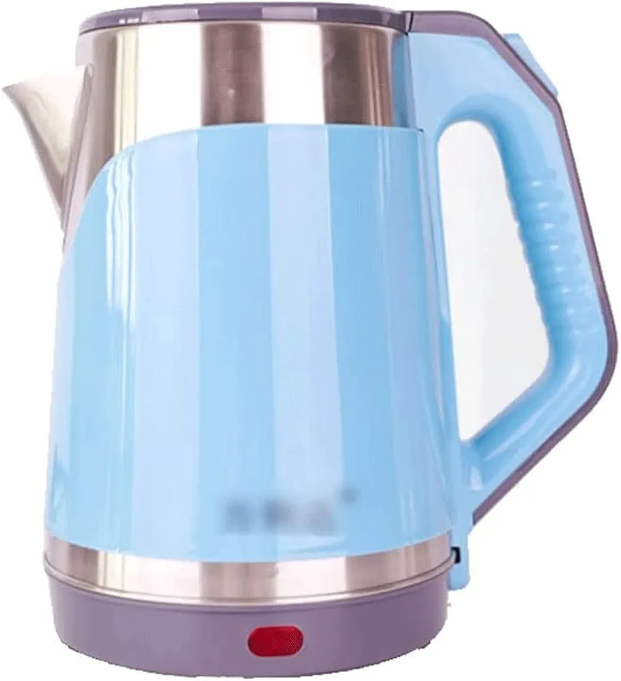 Electric Kettles 2.5l Large Capacity Electric Kettle Stainless Steel 360° Swivel Base Water Boiler Quick Boil Cordless Base Hot Water Boiler ease of use (Blue a)