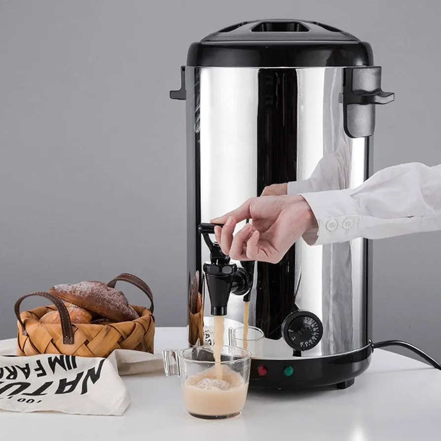 GaRcan Thermo Pot- Hot Water Electric Instant Water Boiler- Water Boiler Kettle Electric- Coffee for Buffet and Party- Large Hot Water Pot with Spigot- Adjustable Temperature, 16L