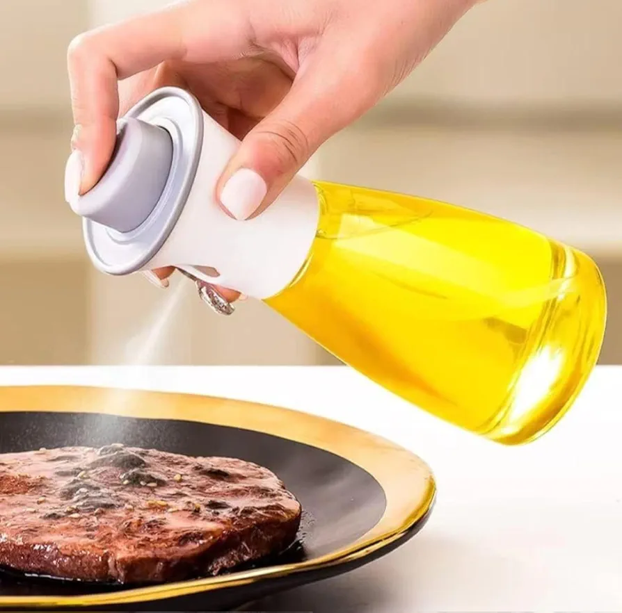 Olive Oil Sprayer for Cooking, 150ml glass Olive oil sprayer Mister, cooking oil sprayer, Oil Spray Bottle, canola oil sprayer, air fryer for Salad Making, Baking, Frying, BBQ, Grilling Kitchen Tools