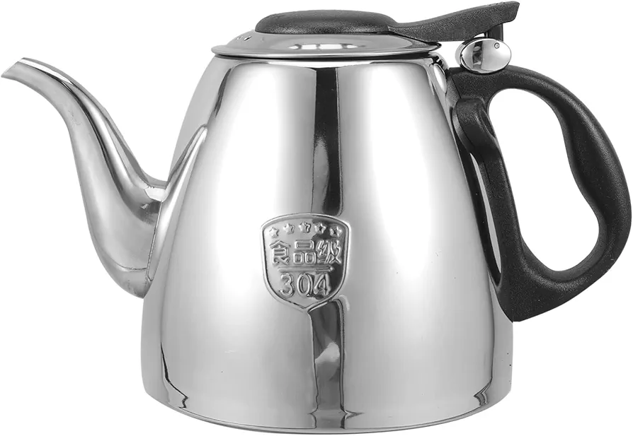 Stainless Steel Kettle Household Water Kettle Kitchen Tea Boiler Water Boil Kettle Kitchen Water Kettle Household Water Boiler Stainless Steel Tea Kettle Flat Water Kettle
