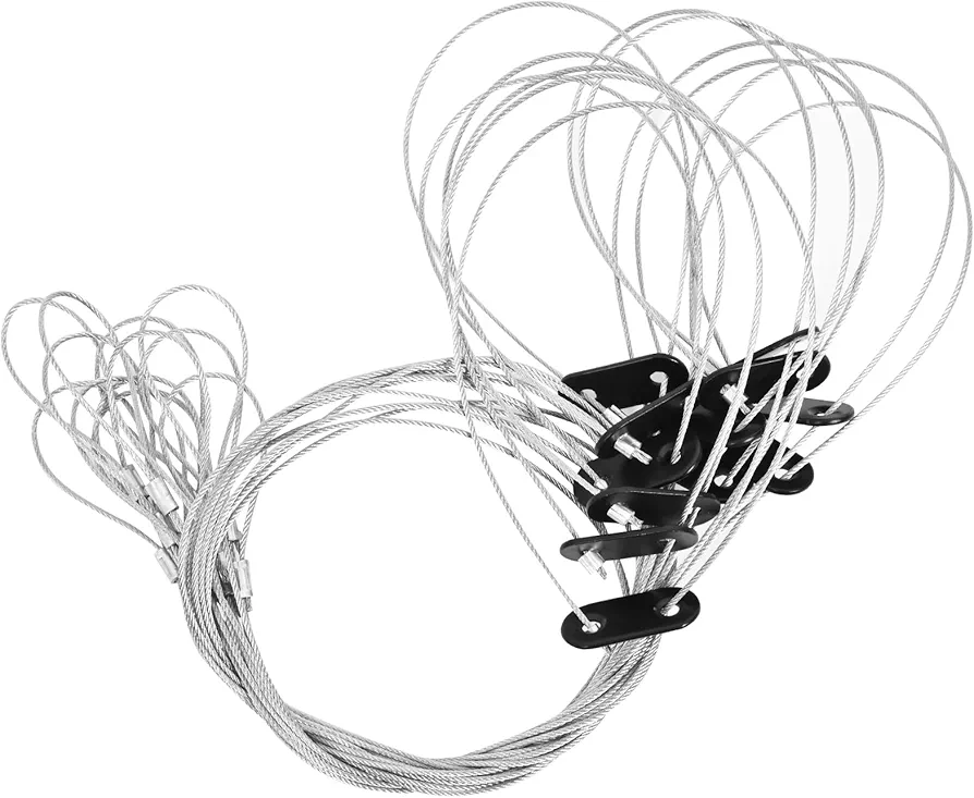 Bompro 12 pcs Trap Wire 36“ 1/16” 7x7 for Setting Traps for Squirrels, mice and Rabbits