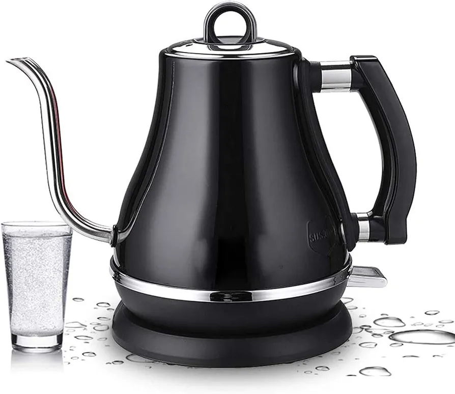 Kettle,Electric Kettle,Gooseneck, 1.2L 1360W Household Kitchen Quick Heating Electric Boiling Tea Pot