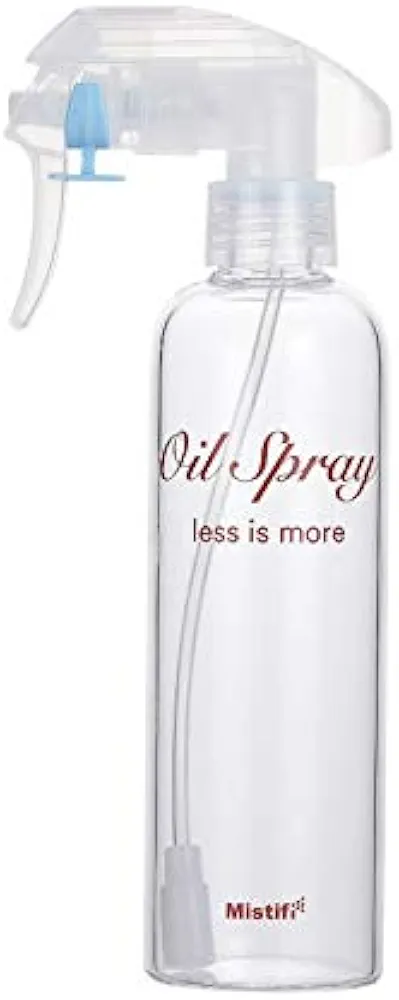 Olive oil Mister and Cooking Sprayer, Transparent food-grade Glass oil spray; Non Aerosol bottle; good for air fryer, baking, grill, salad 7oz