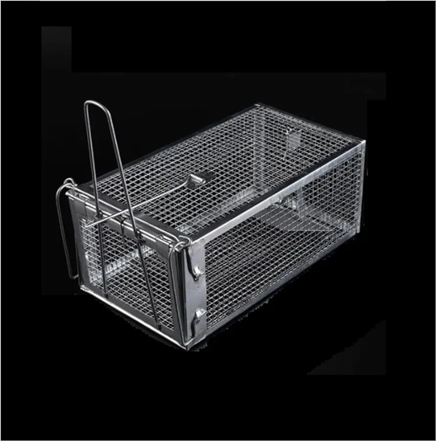 Automatic Household Mousetrap Mouse Cage Metal Mice Rodent Rats Catcher Automatic Rat Pet Tools Household Gadget (Size : As shown-01)