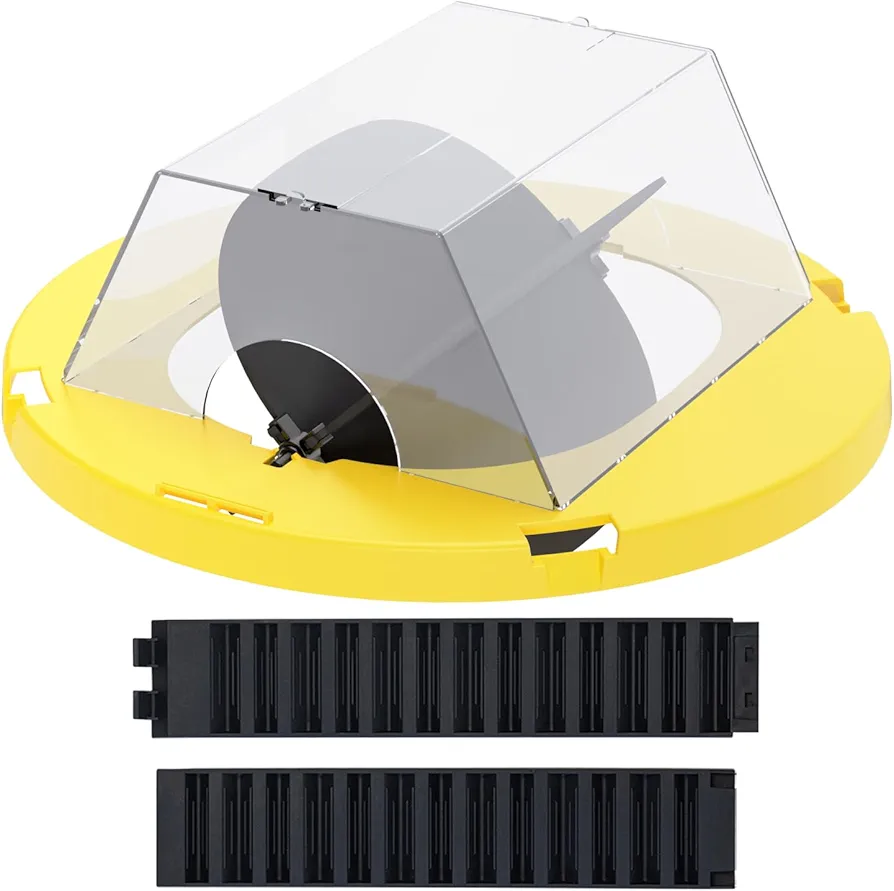 Mouse Trap Bucket,Mouse Rat Trap Bucket Lid，Auto Reset Humane Rat Trap for Indoor Outdoor | 5 Gallon Bucket Compatible | Mice Mouse Trap Bucket Lid