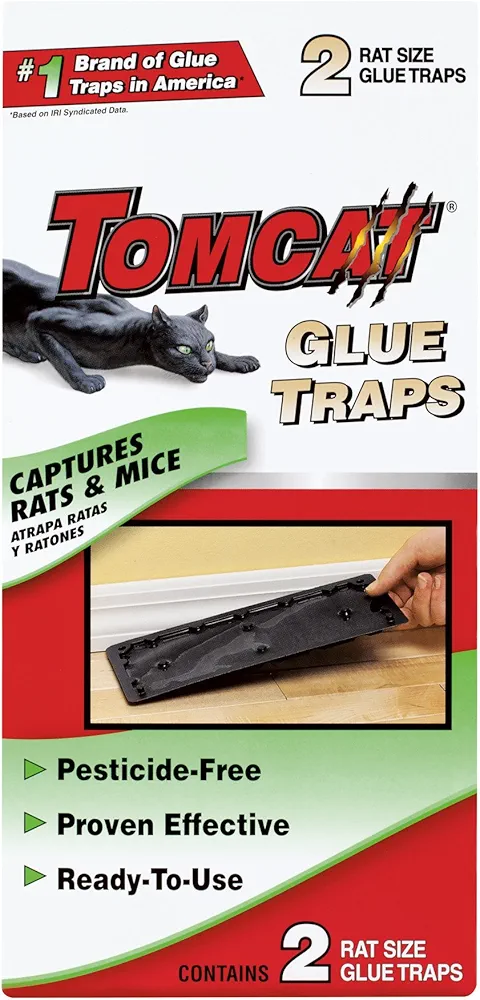 Tomcat Rat Size Glue Traps, 2-Pack (Original Formula)