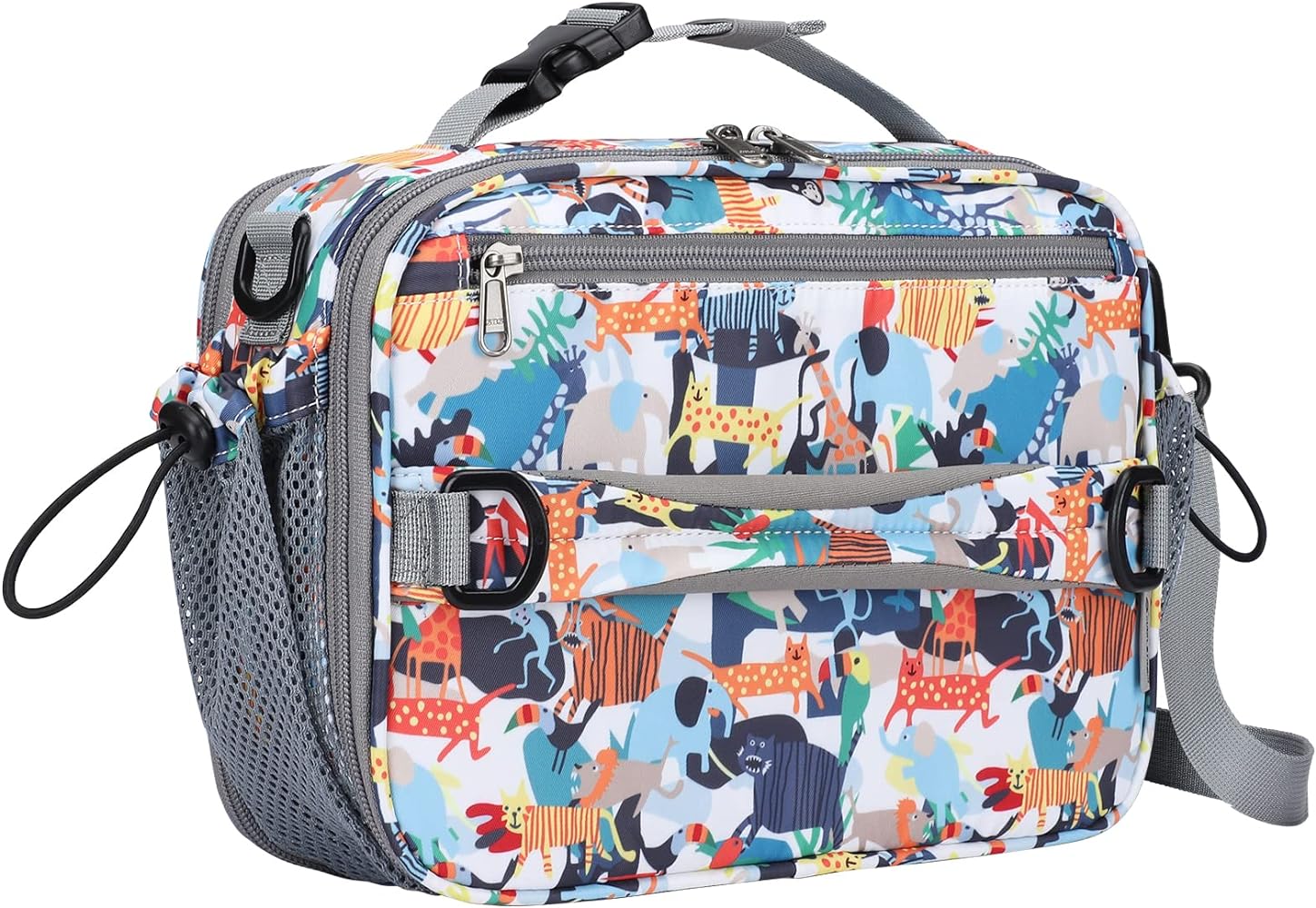 Maelstrom Lunch Box Kids,Expandable Kids Lunch Box,Insulated Lunch Bag for Kids,Lightweight Reusable Lunch Tote Bag for Boy/Girl,Suit for School/Picnic,9L,Giraffe