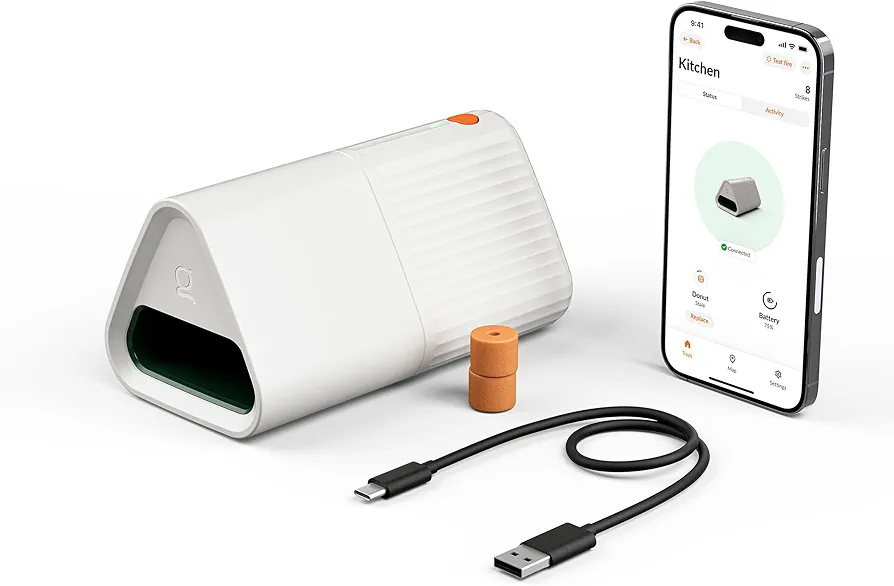 Goodnature Mouse Trap | Automatic, Rechargeable, Bluetooth™ Connected, Toxin-Free | Indoor Use | Safe Around Kids, Pets, and Food