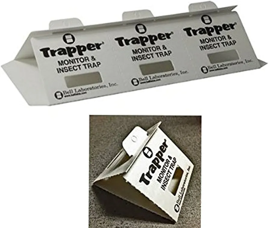 Trapper Insect Trap (Great for Bed Bugs, Spiders, Cockroaches) - 10 Large Boards or can be Used as 30 Smaller Traps/Monitors