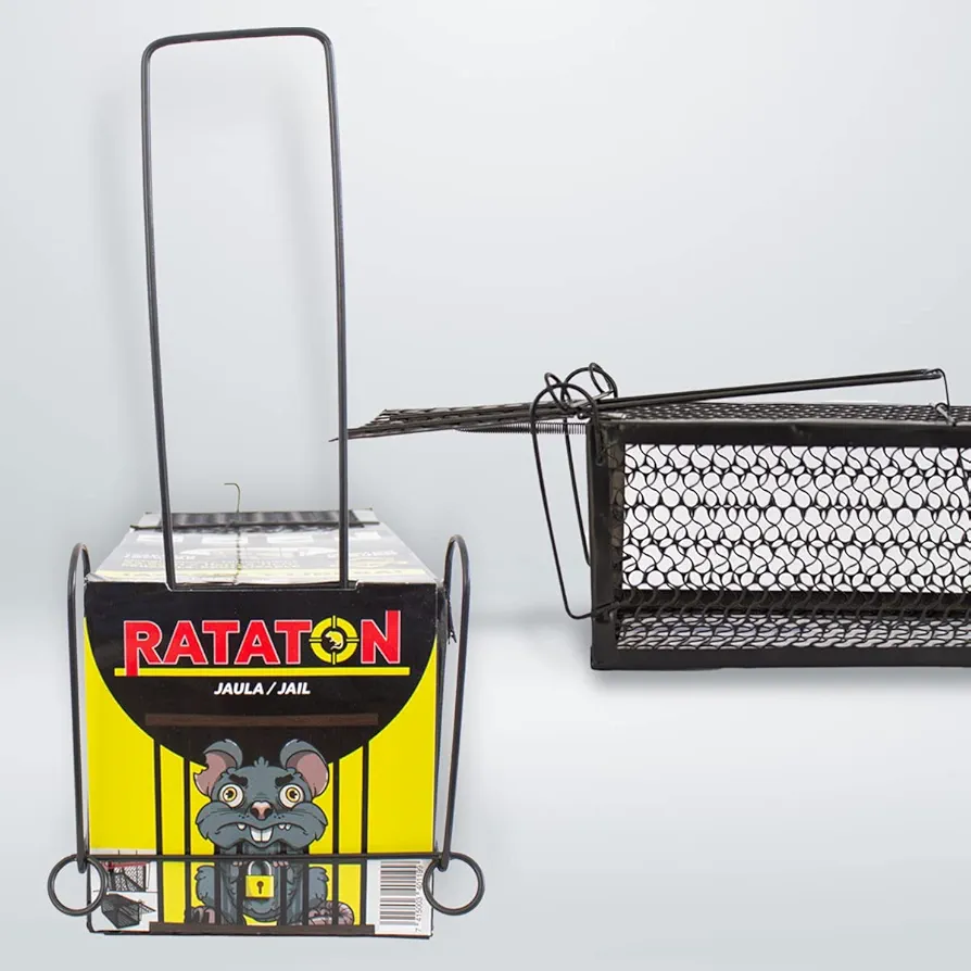 Jail, Traps and Releases Rats, Small Squirrels and Other Rodents. Easy to use, Indoor and Outdoor use, Does not Mistreat The Animal, Safe for Pets and Children, Anti-Escape Lock, Reusable