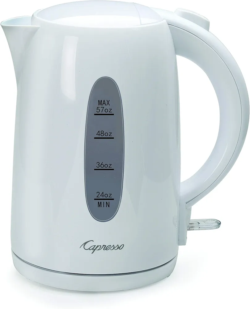 Capresso 279.02 Electric Water Kettle, 57 oz, White
