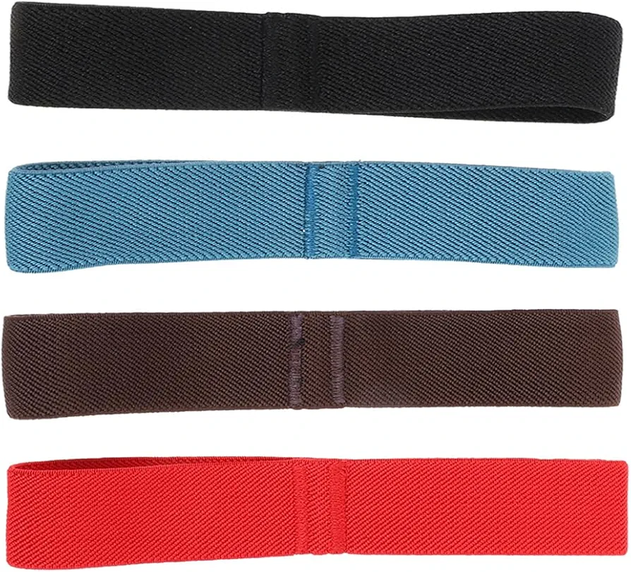 Cabilock 4Pcs Elastic Lunch Box Fixing Strap, Nylon Lunch Box Strap Elastic Lunch Strap for Picnic Lunch Fruit Box, Colors Are Randomly Sent