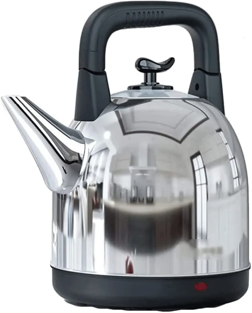 Electric Kettles Metal Cordless Electric Kettle Silent Boiling Water Boiler Automatic Shut-off Anti-burning Dry Swivel Base Hot Water Boiler ease of use, Stainless Steel a