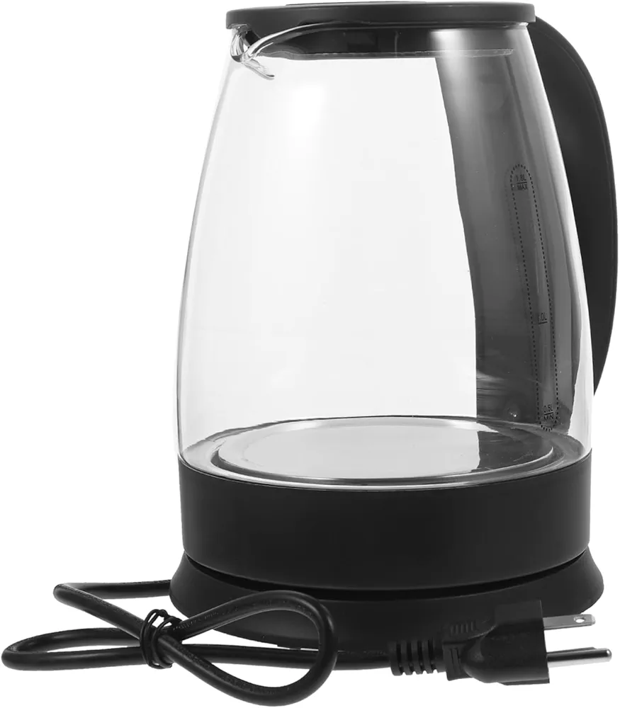 Electric Kettle Water Kettle Kitchen Water Boiler Kettle for Kitchen Coffee Kettle Electric Tea Kettle Hot Water Boiler Kettle with Base Kettle with Auto Shutoff Coffee Pot Glass